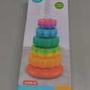 Baby Spinning Stacking Toys for Toddlers 1-3, Spinner Ring Stacker, Montessori Toys for Babies 6-12-18 Months, Autism Sensory Learning Toy, 1 2 3 Year Old Girl or Boy Christmas Birthday Gifts