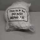 Moukeren Christmas Chair Covers Set of 4 White Faux Fur Santa Claus Hat Chair Back Covers Fluffy Shag Plush Dining Slipcovers for Xmas Holiday Indoor Kitchen Dinning Room Table Party Decoration