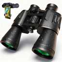 20x50 High Powered Binoculars for Adults with Smart Phone Adapter  Waterproof Compact Hunting Binoculars for Bird Watching, Low Light Night Vision Travel Binoculars with Carrying Case & Strap