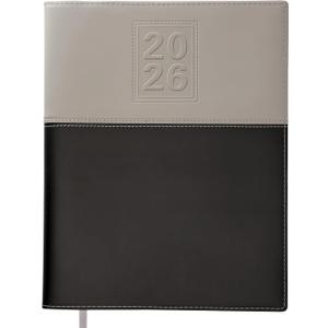 2026 Planner Calendar, 8"x10" : Includes 14 Months (November 2025 - December 2026) / 2026 Weekly Planner/Weekly Agenda/Monthly Calendar Organizer (Gray/Black)
