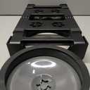 LALOBLUE Elevated Dog Bowls, Raised Dog Bowl with 2 Stainless Steel Dog Food Bowls, Dog Bowls Stand Adjusts to 5 Heights 2.95", 8.46", 9.65", 10.82", 12.01" for Small Medium Large Dogs Cats Pets,Black