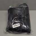 Black Blackout Curtains 90 Inch Length 2 Panels Set, Black Out Curtains for Bedroom 90 Inch Long, Rod Pocket Energy Saving Room Darkening Drapes for Living Room Window (W52 x L90)