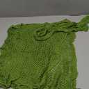 Green Swimwear Cover Up Crochet Sarong,Sexy Fashion Beach Hand Crochet Shawl Capelet Fishnet Net Skirt.(SJJ42) (One Size)