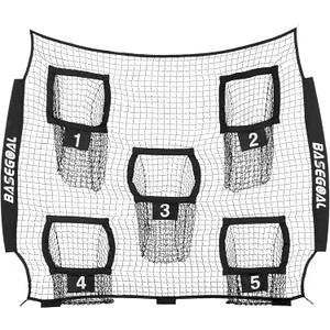 BaseGoal Football Replacement Net(NET ONLY),Heavy Duty Knotless for Football Throwing Training, Improve QB Throwing Accuracy