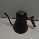 Amazon.com: Fellow Stagg EKG Pro Electric Gooseneck Kettle - Pour-Over Coffee and Tea, Quick Heating, Precise Temperature Control, Scheduling, Built-in Brew Timer, Matte Black with Walnut Wood Handle, 0.9 Liter: Home & Kitchen