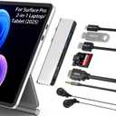 Docking Station for Surface Pro 2-in-1 Laptop/Tablet (2025) - Surface Pro 12 Docking Station Hub with HDMI, Thunderbolt 4, USB 3.0, SD/TF Slot, 3.5mm Audio Jack Surface-Pro 12 Accessories