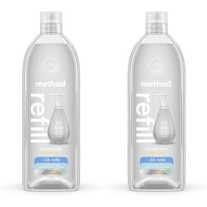 Method Gel Hand Soap, Refill, Sweet Water, 34 oz (Packaging May Vary) (Pack of 4)