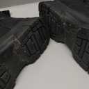 Rominz Womens Winter Snow Boots with Zipper Warm Fur Lined Mid Calf Ankle Booties for Women Comfortable Outdoor Anti Slip Boots (9, Black)