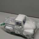 Farmhouse White Truck Decor, Vintage Metal Farm Truck Decor,Rustic Outdoor/Indoor Garden Trucks Planter,Decorative Tabletop Fall Table Pick-up Decor, Collectible Vehicles Gifts