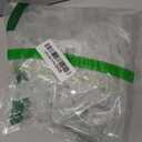 Novelty Lights 25 Pack All in One Christmas Light Clips, C7 and C9 Roof Line Clips for Shingle and Gutter Mounting, Clear/White