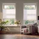 Serlmwnt Cordless Cellular Shades - Honeycomb Blinds for Indoor Windows,No Drill Blackout Shades,Thermal Insulation & Noise Reduction,Suitable for Bedrooms,Kitchens,Living Rooms, Etc.White,38"48"