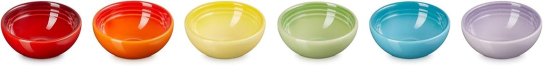 Le Creuset Set Of 6, Vancouver Pinch Bowls, 2 Oz Multi