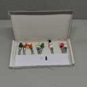 Christmas Cheese Spreaders Set of 8  Holiday Resin Hand-Painted Handles with Stainless Steel Blades  Festive Butter Knives for Cheese, Jam, Spreads  Christmas Party Appetizer Serving Decor