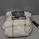 Lucky Brand Palmdale White with Sage Green Plaid 50"x70" Cozy Plush Blanket - Premium Microfiber Throw for Luxurious Comfort