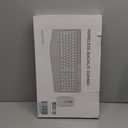 Wireless Keyboard and Mouse Combo- VEILZOR 2.4G Rechargeable Keyboard with Phone Holder, Ergonomic Wrist Rest, 9 RGB Backlit Effects, Silent Keyboard Mouse Set for Windows, Laptop, PC (Black)