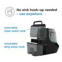 Baby Brezza Bottle Washer Pro - Baby Bottle Washer, Sterilizer + Dryer - All in One Machine Cleans Baby Essentials like Bottles + Pump Parts Appliance to Replace Bottle Brushes & Drying Racks, Black