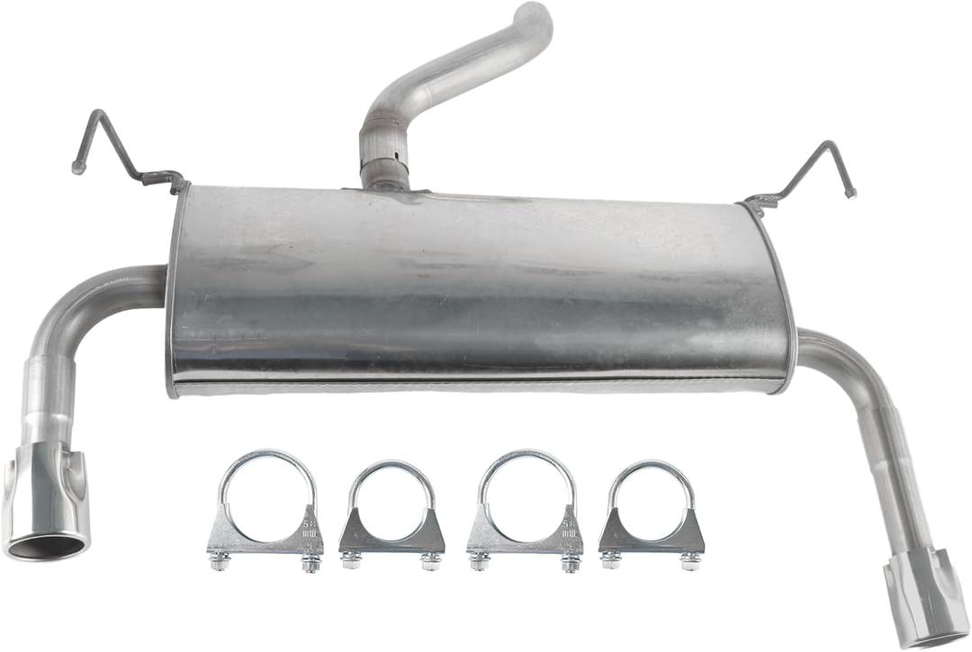 Exhaust Muffler Compatible with Ford Escape 2013 2014 2015 2016 1.6L, Compatible with Ford Escape 2017-2019 1.5L, Compatible with Ford Escape 2013-2019 2.0L 2.5L
