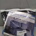 TAOCOCO Reclining Loveseat with Middle Console Slipcover, 4 Piece Polyester Fabric Stretch Loveseat Reclining Sofa Covers (Dark Gray, 2 Seat Recliner Cover with Console)