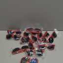 Kingdder 24 Pcs Spider Web Sunglasses and Silicone Wristbands Bracelets Spider Birthday Theme Party Favors Black Red Blue Party Decorations Supplies Gifts (Classic)