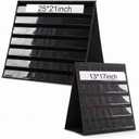 Large Tabletop Pocket Chart Stand for Classroom, 2 Pcs
25 x 21", 13 x 17 "