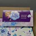 Puffs Ultra Soft Non-Lotion Facial Tissue, 8 Family Boxes, 124 Facial Tissues per Box
