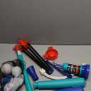 3-in-1 Baseball Set for Kids: Hanging Batting Tee + T Ball Stand Set Auto Ball Launcher for Toddlers & Youth Adjustable Height with 6 balls 2 Bats Outdoor&Indoor Toys Sports Gifts for 3-12 years old