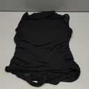 Avidlove Women's Mock Neck Mesh Bodysuit Ruched Tank Body Suits Top Sheer One Piece Going Out Tops Classy Outfits, M