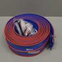 Upgrade Flexible Race Track for Kids, 15 Ft Flex Race Car Ramp Track with 4 Cars & Suction Cups - Compatible with Diecast 1/64th Cars, Car Tracks Toys for Kids Boys Girls Ages 3 4 5 6+ (Blue)