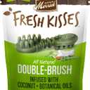 Merrick Fresh Kisses Natural Dental Chews Infused With Coconut And Botanical Oils For Small Dogs 15-25 Lbs - 9 ct. Bag