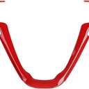 JeCar Steering Wheel Trim Cover Interior Decoration Trim Kit for 2014-2020 Jeep Grand Cherokee & Jeep Cherokee, Red