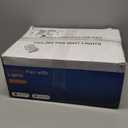 Asyko Crystal Ceiling Fan Fandelier with Lights  52" Outdoor Fans with Remote Control，Noiseless DC Motor, Retro/Farmhouse Lighting, Dining Room,Living Room, Black