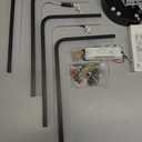 Lack Iron Art Minimalist Ceiling Light Fixtures  LED 34W 3000K Warm Light Ceiling Lamp for Corridor, Living Room, Balcony, Bedroom Decoration