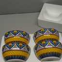 Bico Havana Cereal Bowls Set of 4, 26 oz Deep Ceramic Soup Bowls for Cereal, Salad, Noodles, Kitchen, Microwave and Dishwasher Safe, Gift for Housewarming and Thanksgiving