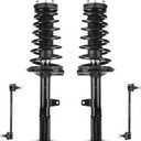 Rear Struts Suspensions w/Coil Spring & Sway Bar Links for 1997-2001 Toyota Camry (ONLY 2.2L) / 1999-2003 Solara (ONLY 2.2L, 2.4L), 1998 2000 2002 Shocks Absorber Assembly for 531680 531681 K90313