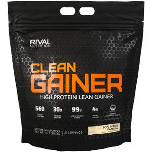 RIVAL NUTRITION Clean Gainer - Soft Serve Vanilla 12lb