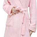 Fuzzy Robe Autumn and Winter Long Coral Velvet Thickened Bathrobe, Couples Flannel Men's Pajamas Winter Home Clothes Bathrobe (Color : G, Size : Medium)