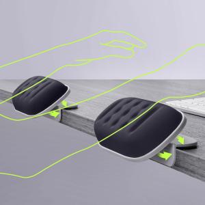 Ergonomic Keyboard Wrist Rest pad Elbow pad, Mouse pad Support the Desk Edge Cushion, Relieve the Pressure on the Wrist and Elbow, Suitable for Office Work, Learning, Painting and Games (Black)