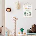 LKETW Boho Inspirational Poster Hanger Frame 12x16 Inch, Let's Root for Each Other Motivational Wall Art Posters for Kids Room, Inspirational Hanging Banner Decor for Playroom Homeschool Classroom