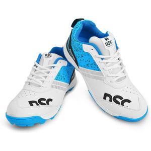 DSC Zooter Cricket Shoe for Men and Boys, Size-11 UK (White-Blue)