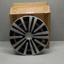 Hubcap Wheel Cover Replacement R15 Hub Caps Universal Wheel Rim Cover ABS Material Exterior Accessories Snap On Car Truck SUV -Set of 4 (15-Inch, Silver-Black)