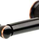Franklin Brass Kinla (1-Pack) Toilet Paper Holder Oil Rubbed Bronze Tissue Roll Holder for Bathroom Organization and Storage Spring-Loaded Toilet Tissue Holder Wall Bathroom Accessories KIN50-OB1