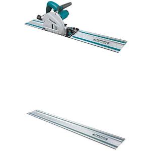 Makita SP6000J1 6-1/2" Plunge Circular Saw Kit, with Stackable Tool case and 55" Guide Rail, Blue