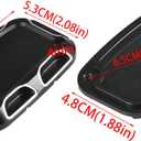 KATUR Motorcycle Brake Master Clutch Cylinder Covers Black CNC Left and Right Front Brake Reservoir Cylinder Cover Compatible with Harley FLH FLHX FLHX Road King 2008-2017 Electra Glide Street