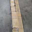 4 Packs 72" Heavy Duty Rubber Parking Curb, 55000 LBS Capacity Parking Stopper with Reflective Stripes