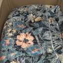 Farmhouse 9x12 Dark Green Floral Living Room Area Rugs, Large Washable Vintage Distressed Rug for Bedroom, Dining Room Under Table, Moody Low Pile Non-Slip Retro Carpet, Soft Boho Art Deco Mat