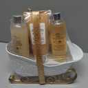 Gift Baskets for Women, Body & Earth Gift Set with Jasmine & Honey Scent Includes Bubble Bath, Hand Cream, Holiday Gift Baskets, Bath and Body Gift Sets for Women, Happy New Year Gifts