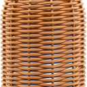 Essential Oil Diffuser - Multifunction Aromatherapy Diffuser 7 LED Color Changing Light 100ML Rattan Diffuser Easy to Clean Suitable for Home,Office (Tan)