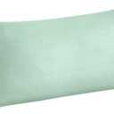 BEDELITE Body Pillow Case Cover, Rayon Made from Bamboo, Cooling Body Pillow Cover for Hot Sleepers and Night Sweats, Breathable & Silky Soft Full Long Pillow Case (Mint Green, 20x54 Inches)