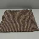 Kevin Textile Pillow Covers, Square Throw Pillow Covers Set of 2, Boho Woven Texture Linen Decorative Burlap Pillow Cases for Couch Bedroom Living Room, 18x18 inch, Brown