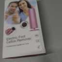 Electric Foot Callus Remover,Foot Scrubber & Callus Remover for Feet Foot Spa Pedicure Tool with 60 Grinding Discs Professional Electric Foot File Ideal (Light Pink)